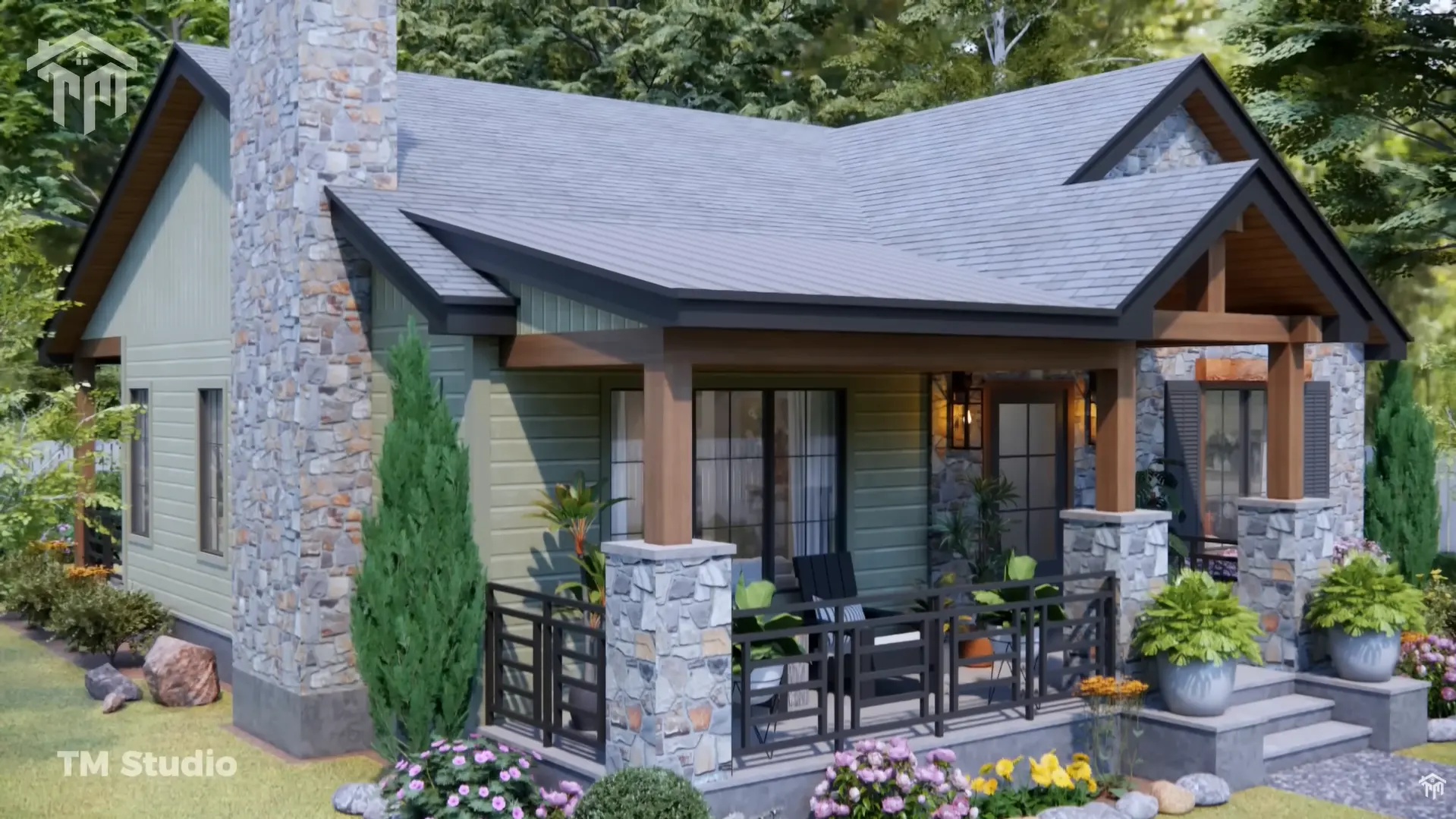tm studio 2 bedroom house plan