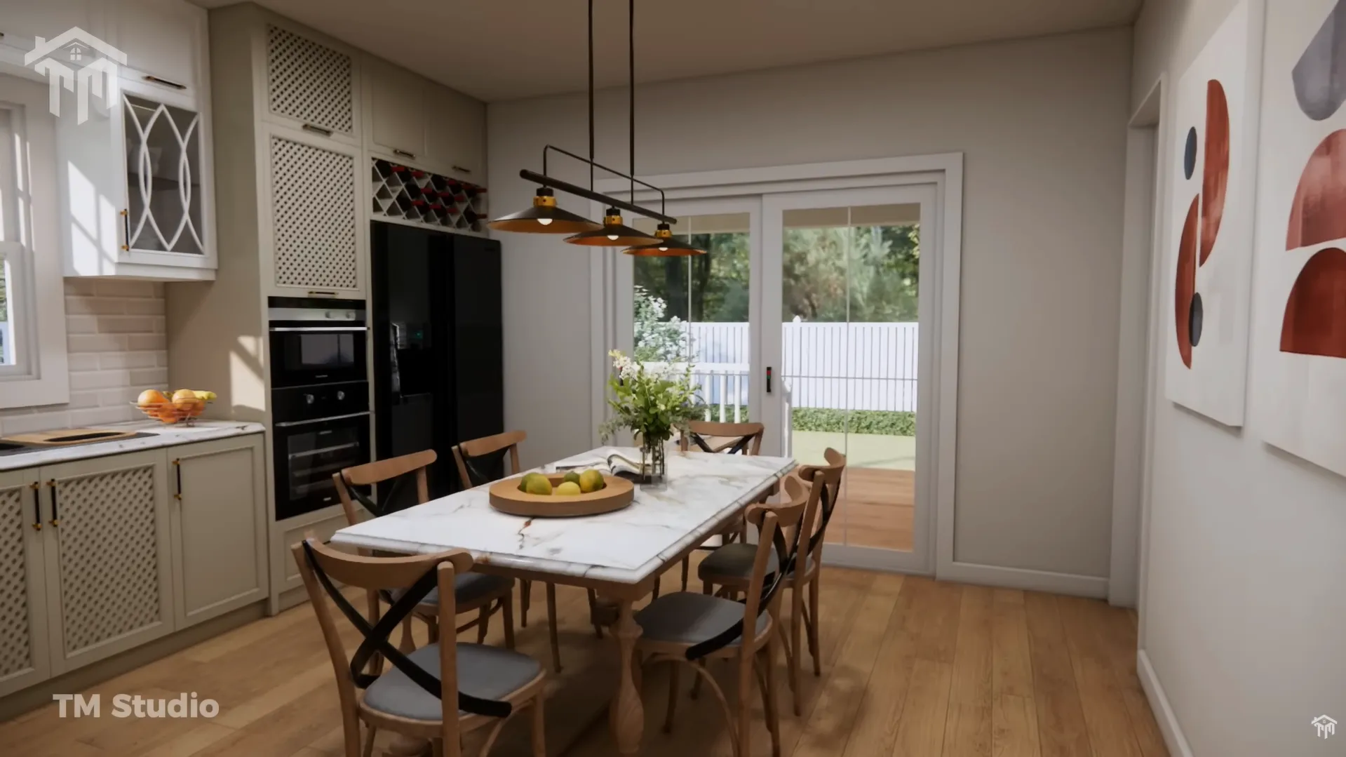 tm studio 2 bedroom small house design floor plan