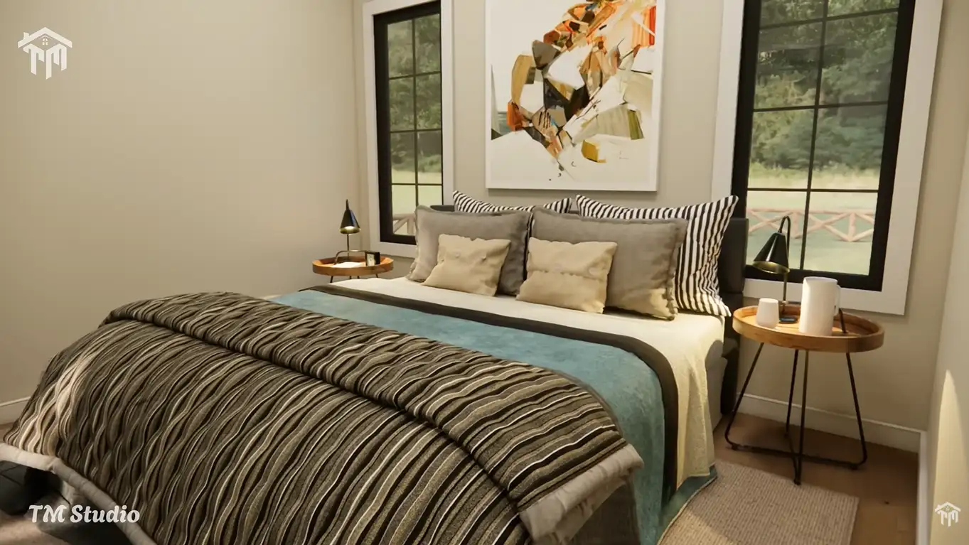 tm studio 2 bedroom house ploor plan