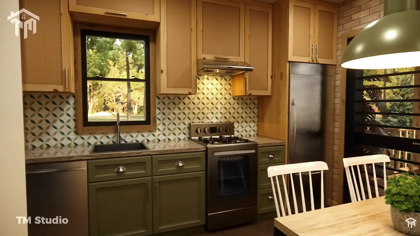 TM STUDIO house plan 1 bedroom