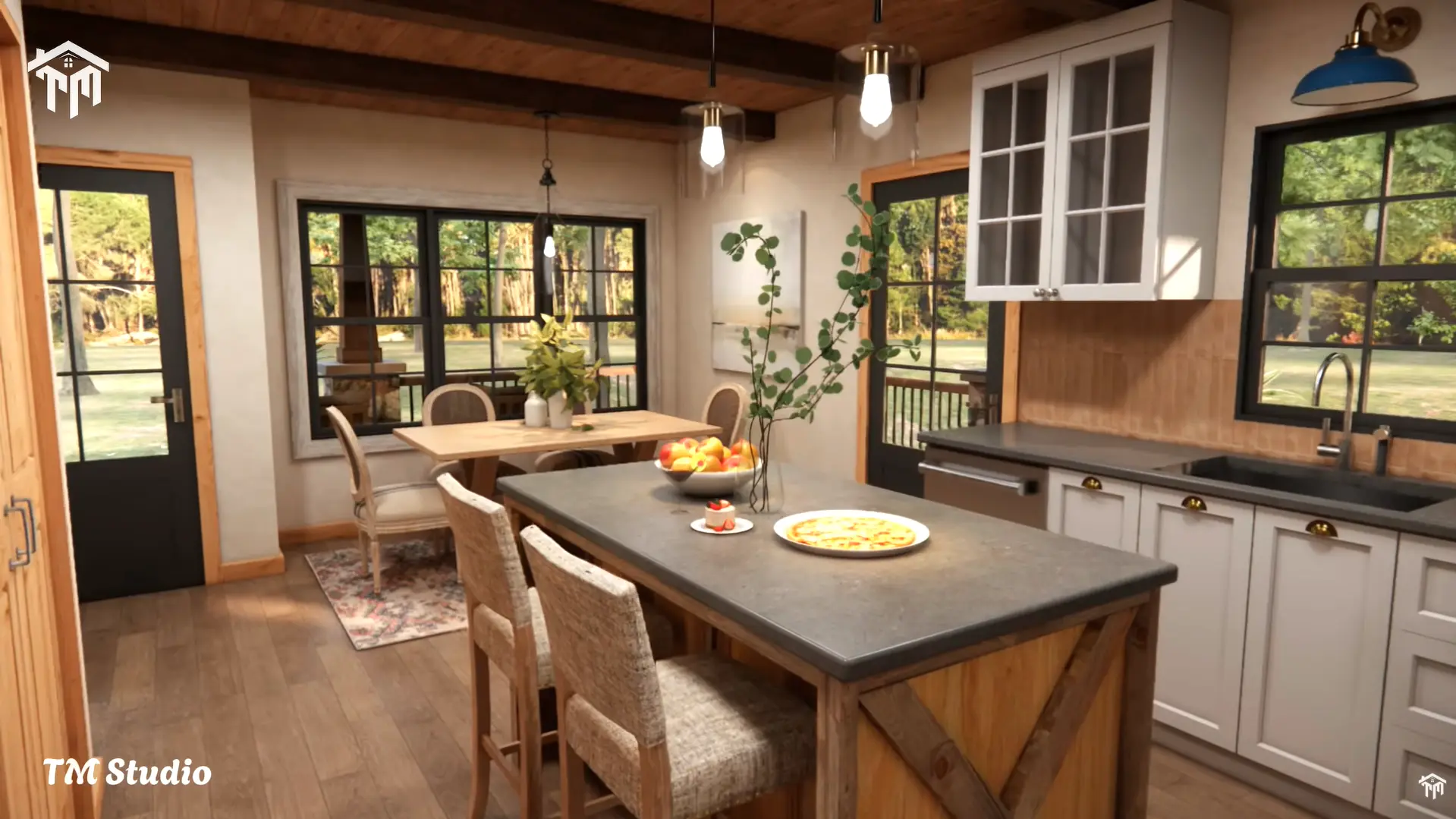 tm studio 2 bedroom house plan