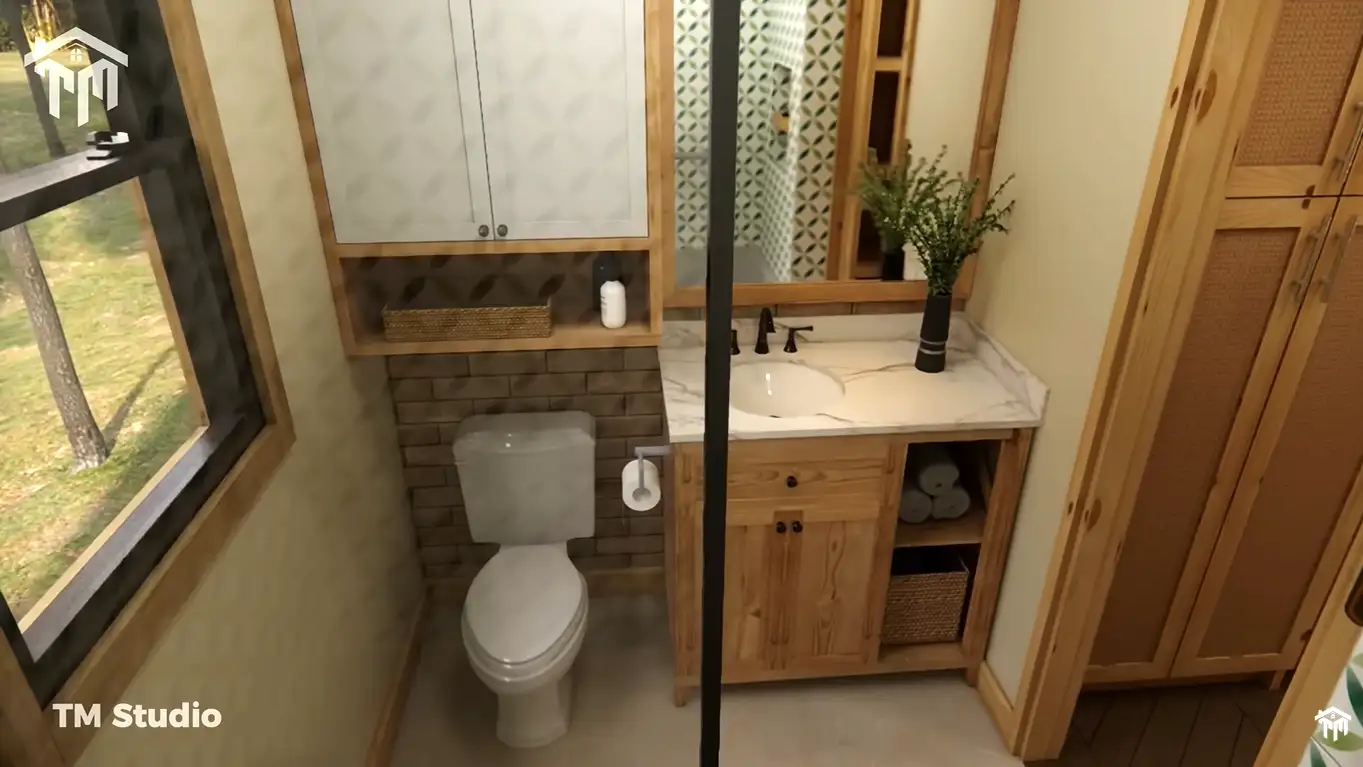 TM STUDIO house plan 1 bedroom