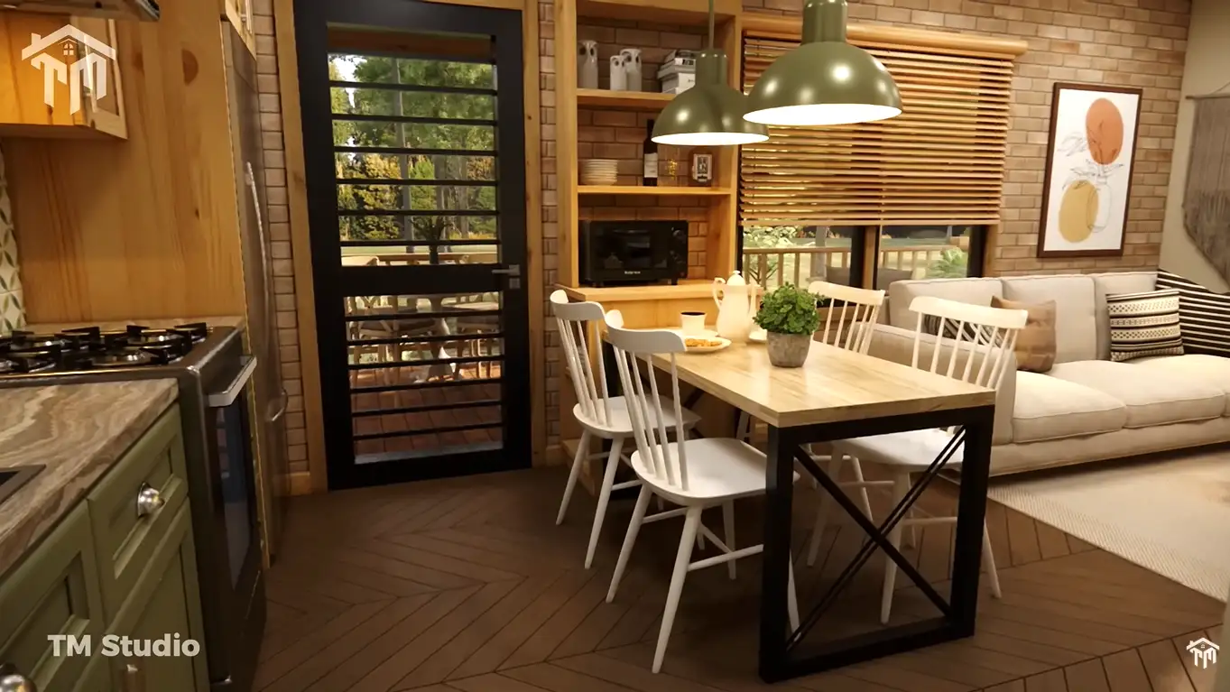 TM STUDIO house plan 1 bedroom