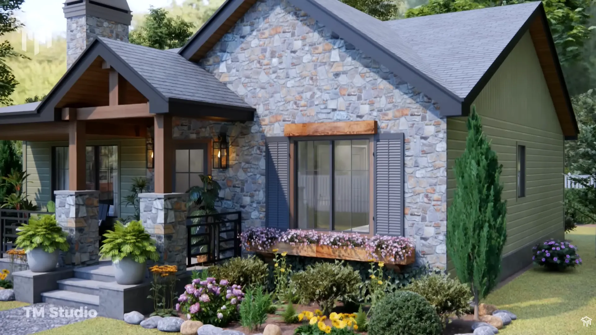 tm studio 2 bedroom house plan