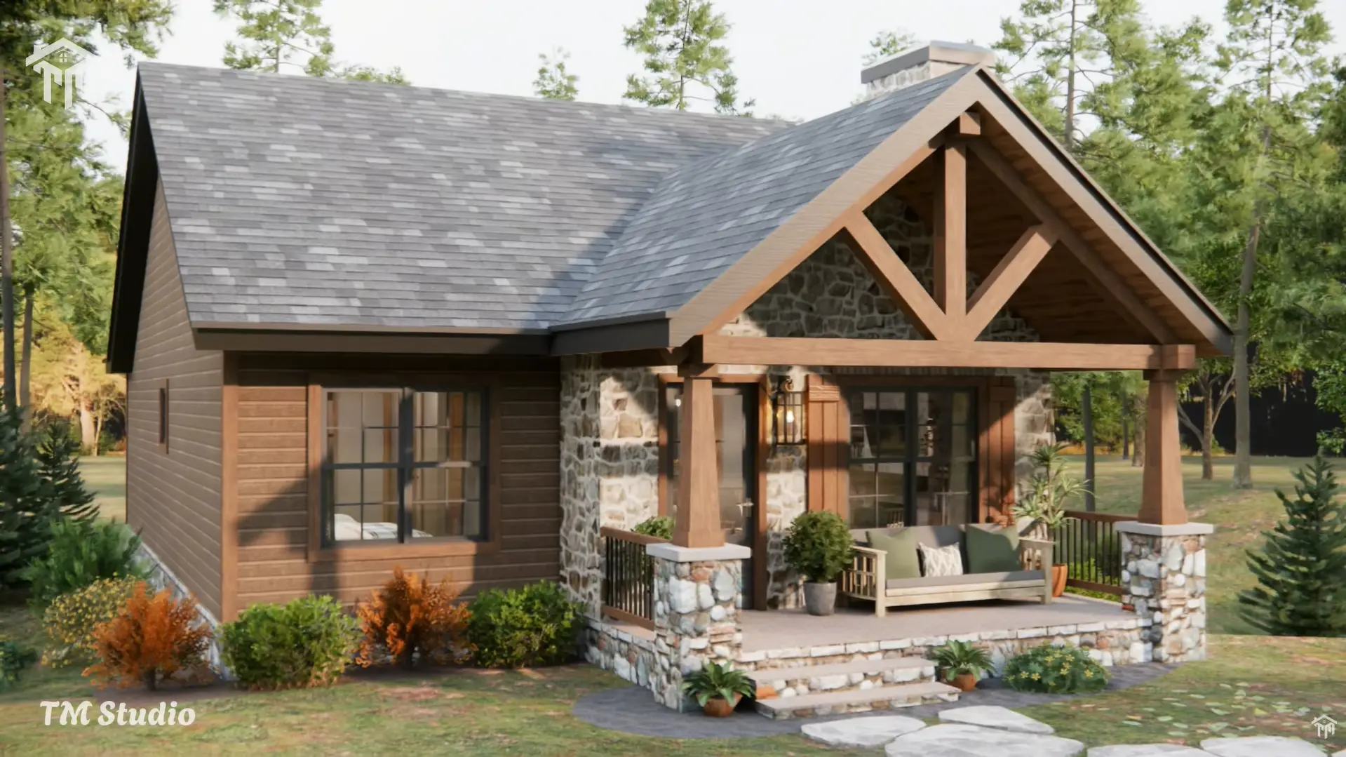 tm studio 2 bedroom house plan