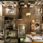 tm studio 2 bedroom house floor plan