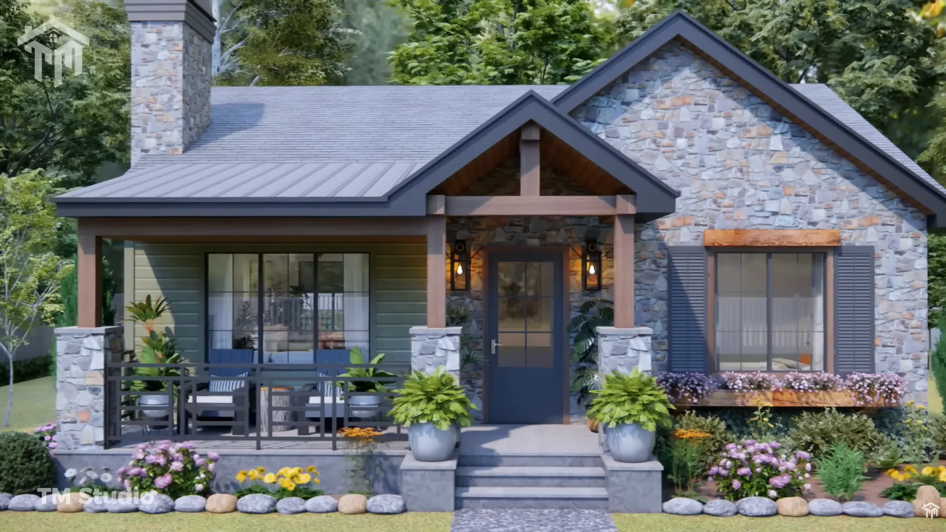 tm studio 2 bedroom house plan
