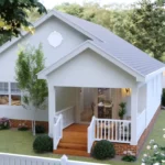tm studio 2 bedroom small house design floor plan