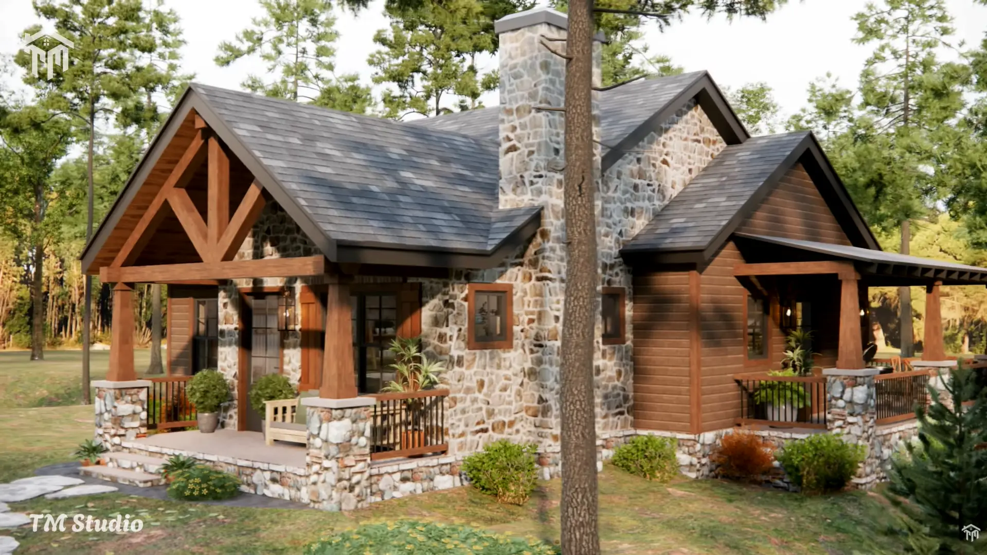 tm studio 2 bedroom house plan