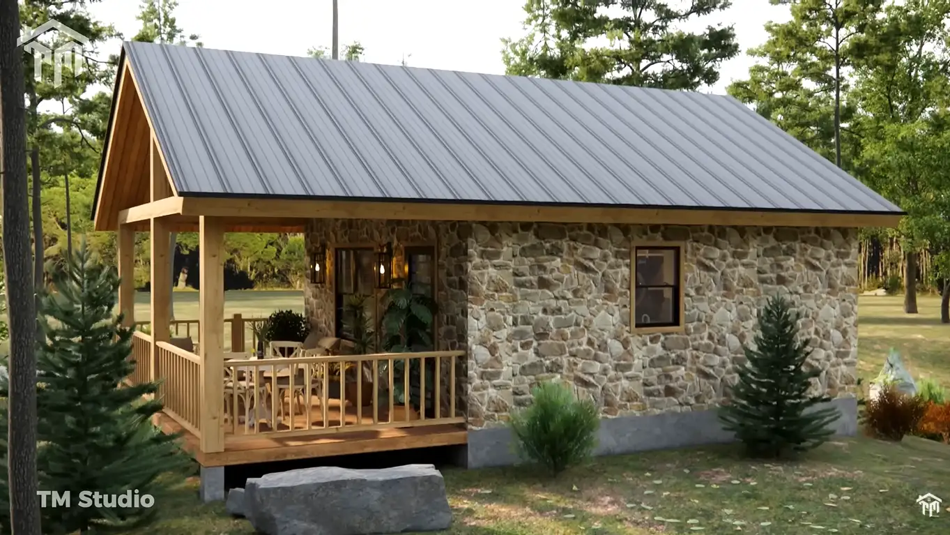 TM STUDIO house plan 1 bedroom