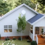 tm studio 2 bedroom small house design floor plan