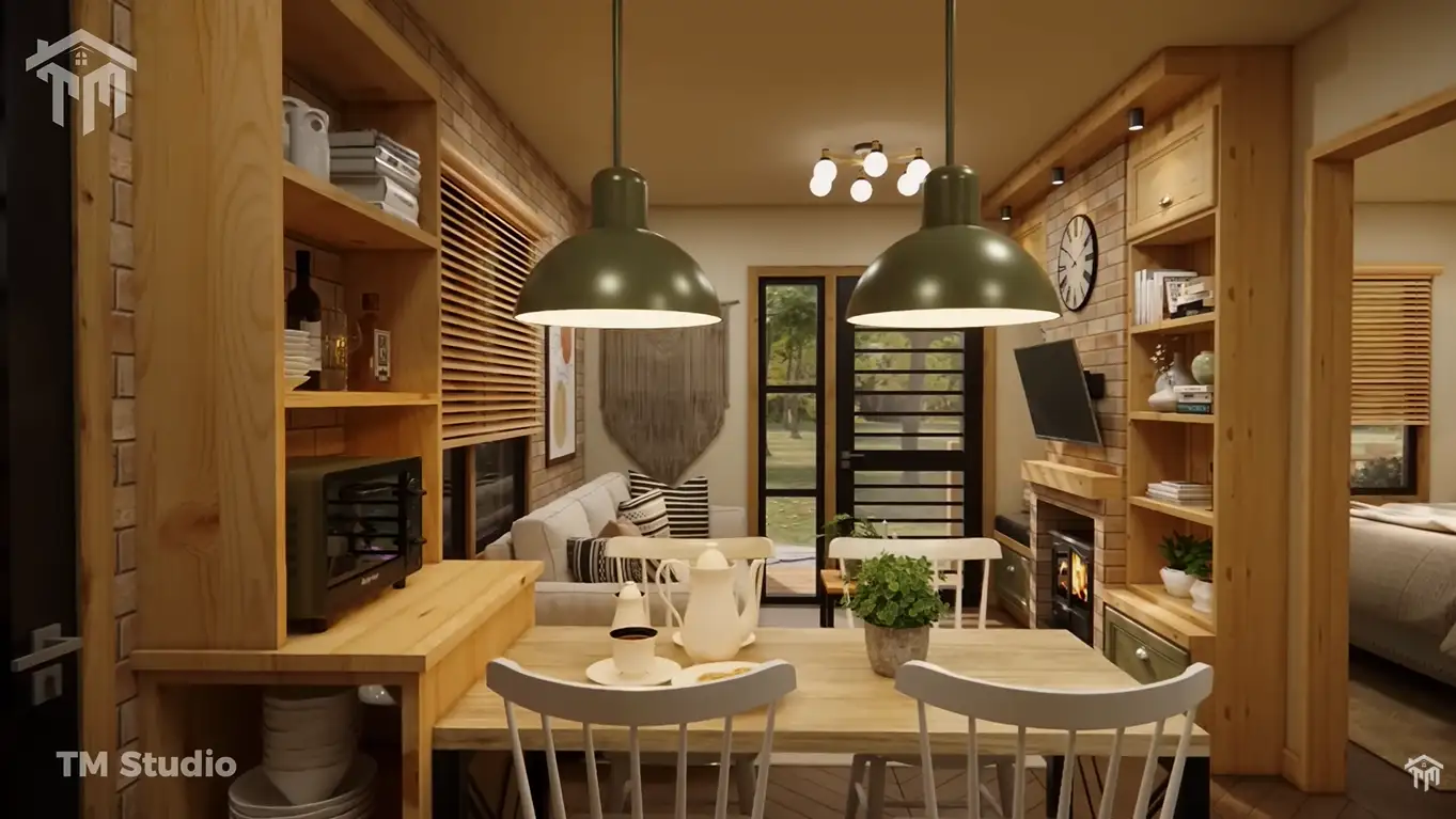 TM STUDIO house plan 1 bedroom