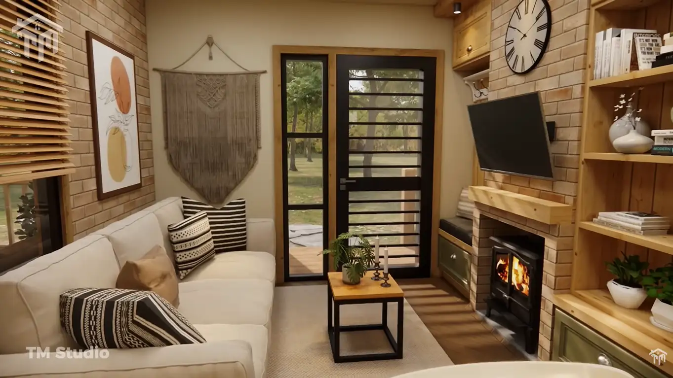 TM STUDIO house plan 1 bedroom