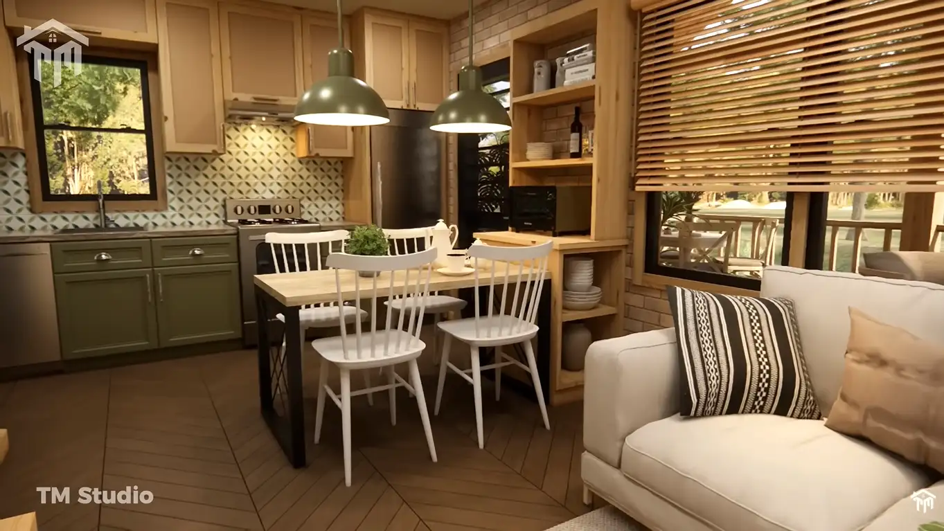 TM STUDIO house plan 1 bedroom