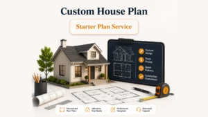 TM Studio custome house plan service Plus Plan Service