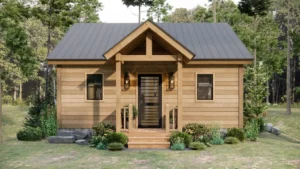 23'x26' (7x8m) From Wood to Wonder – The Art of Tiny House Living