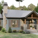 (39'x 33') Small Farmhouse Design | A Warm and Cozy Retreat