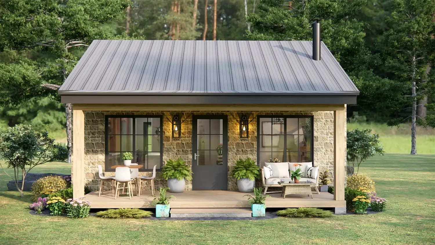 24'x23' A Cozy, Charming, and Sweet Tiny Home That Will Blow Your Mind