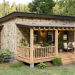 23'x20' (7x6m)Tiny Yet Beautiful: Discover This Small House floor plan TM Studio