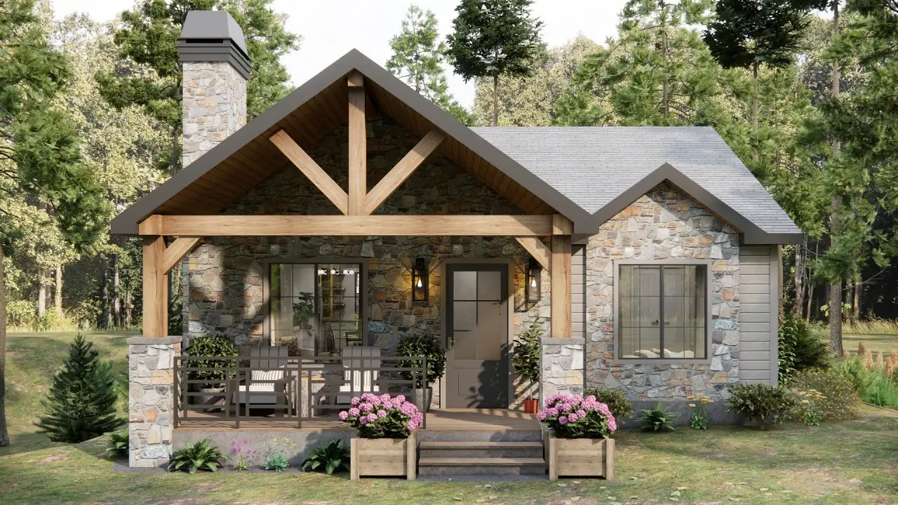tm studio This COZY Small Home Will Make Your Heart MELT | A One-Level Masterpiece! floor plan