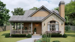 tm studio 2 bedroom house plan Absolutely Gorgeous Small House | 2-Bedroom | COZY & CHARMING.