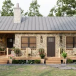 2-Bedroom Cabin Perfection: Designed for Comfort (38'x29') tm studio 2 bedroom house plan