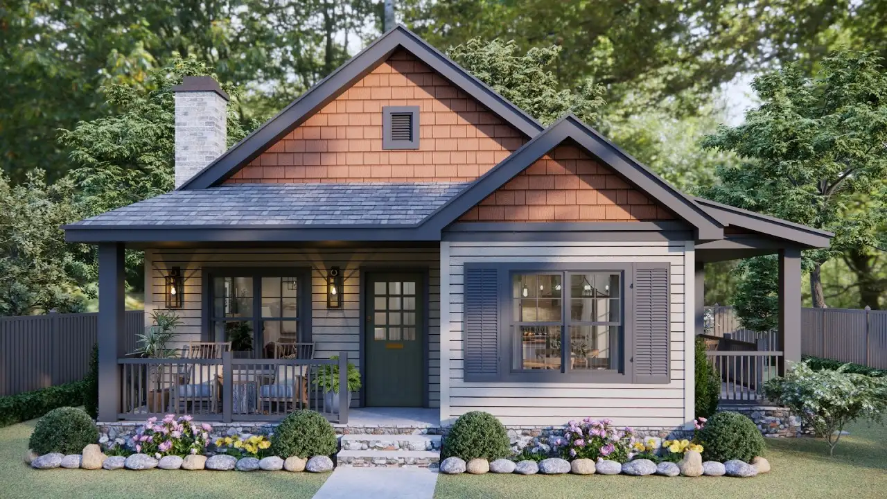 TM Studio small house design 26'x34' This AMAZING Small House Breaks All Expectations | Cozy & Perfect !!!