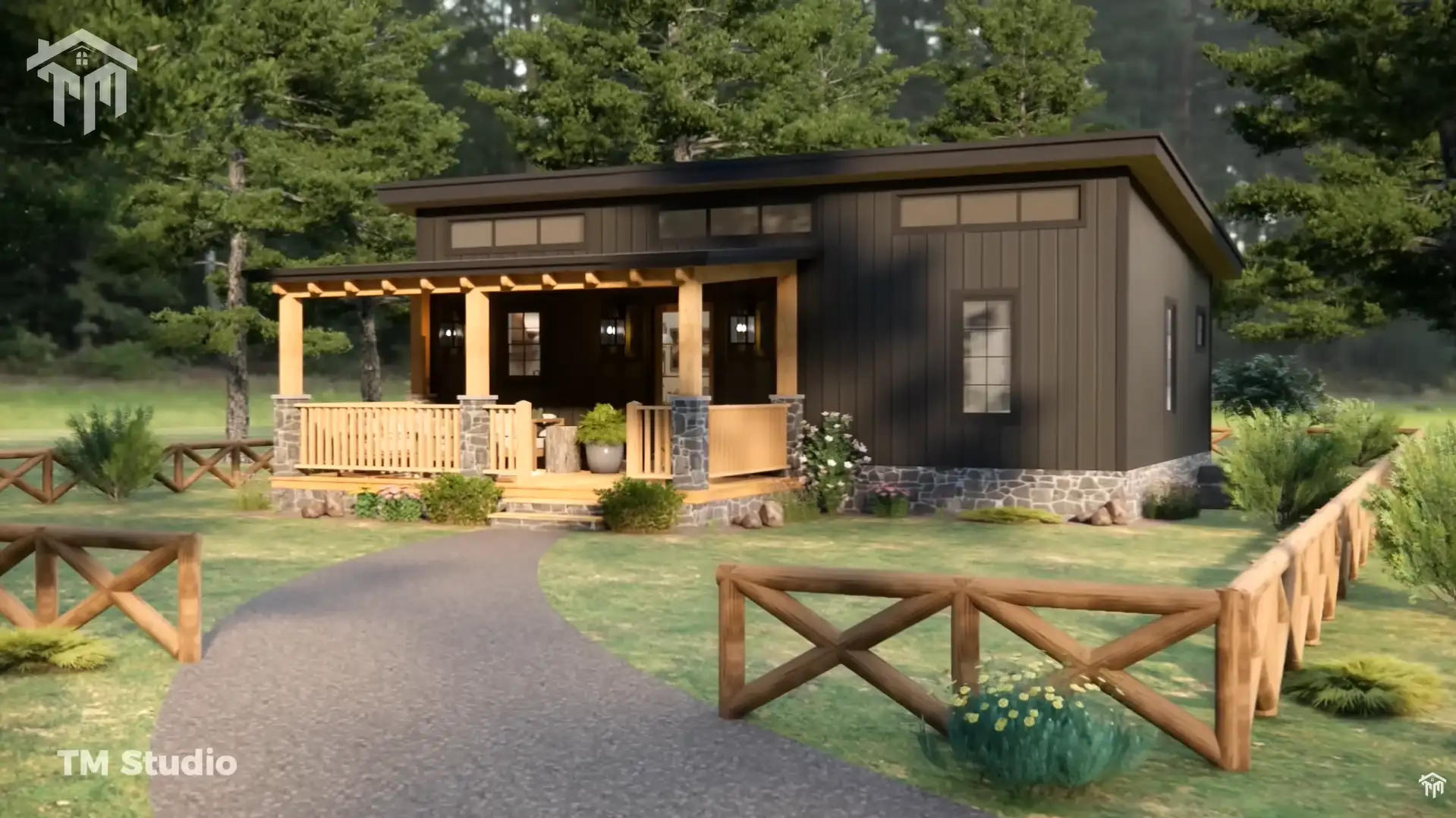 tm studio 2 bedroom house plan | TM Studio Small House Design