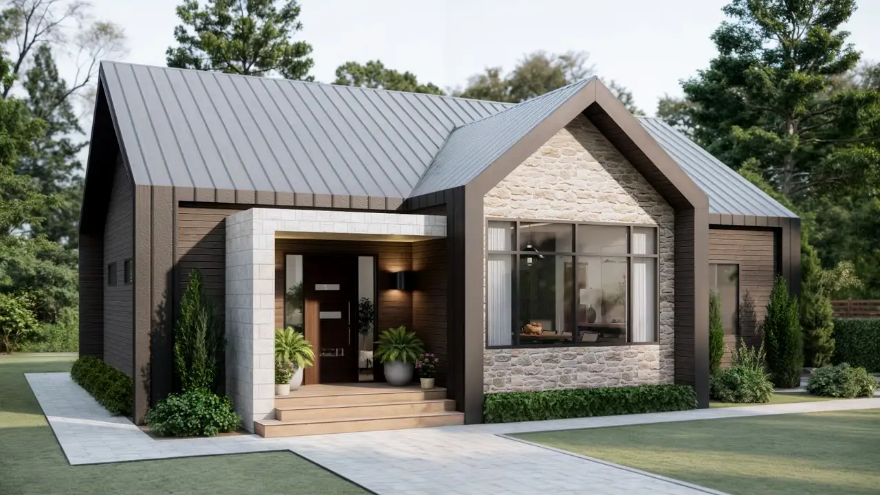 tm studio 2 bedroom house plan | tm studio small house design