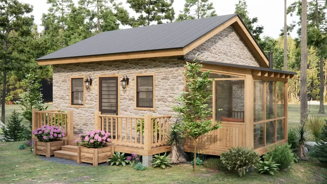 20'x20' (6x6m)Tiny But PERFECT – This Little Home Will AMAZE You
