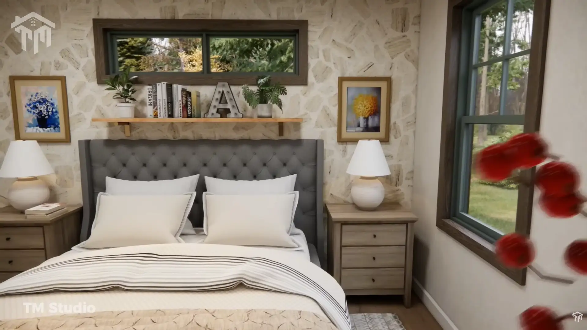 tm studio small house design 2 bedroom house plan