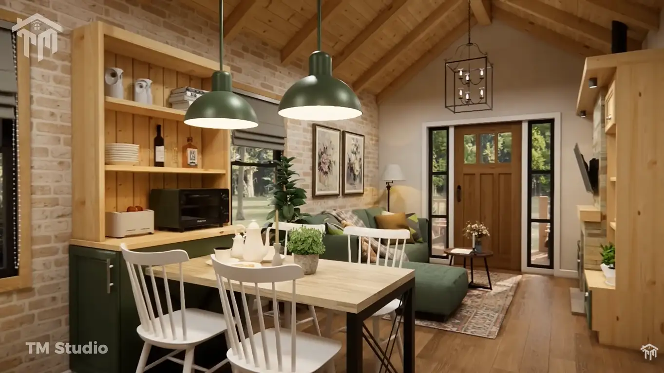 23'x23' (7x7m) This AMAZING Small House Breaks All Expectations tm studio small house design floor plan