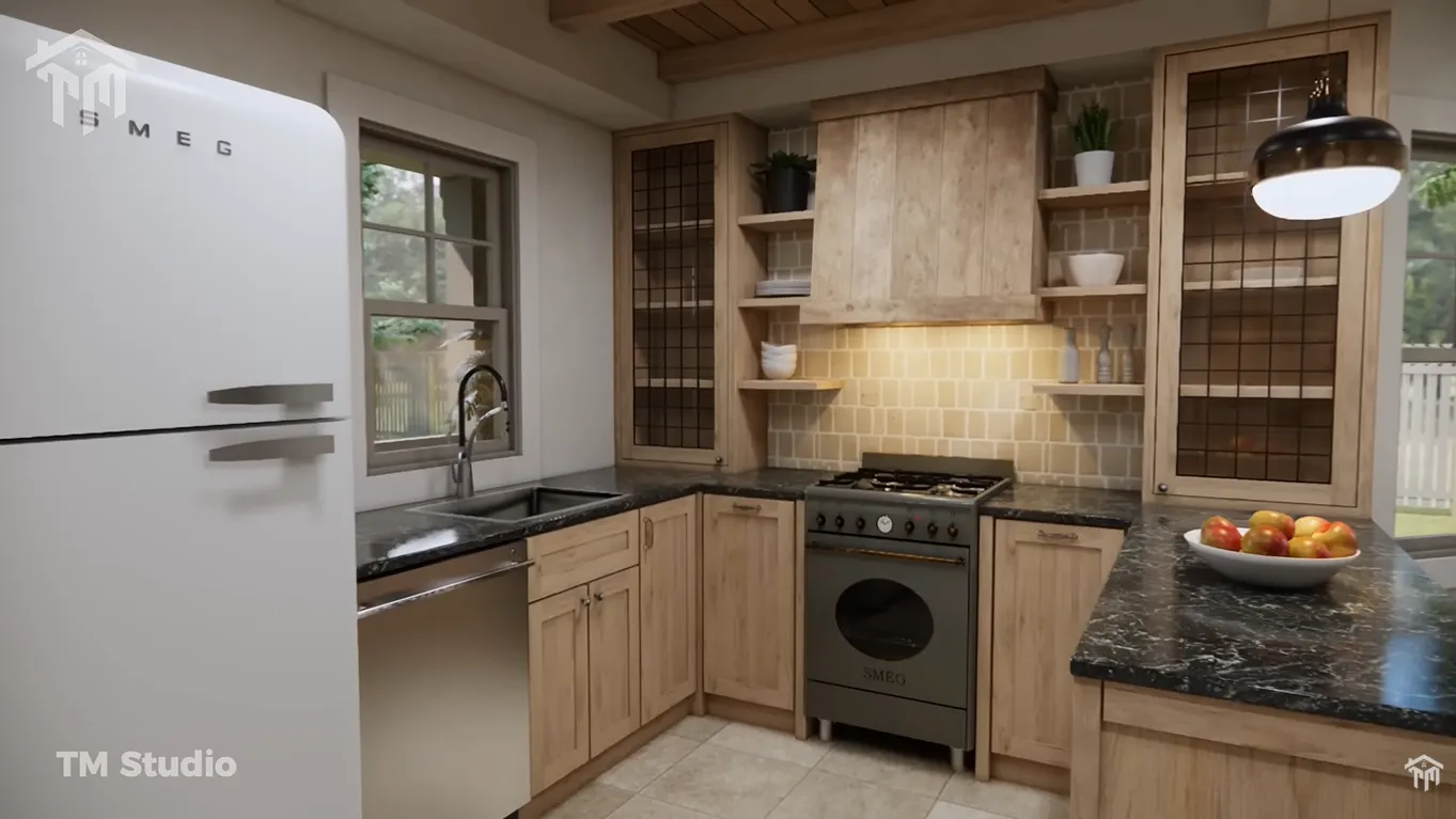 tm studio 2 bedroom house plan Absolutely Gorgeous Small House | 2-Bedroom | COZY & CHARMING.