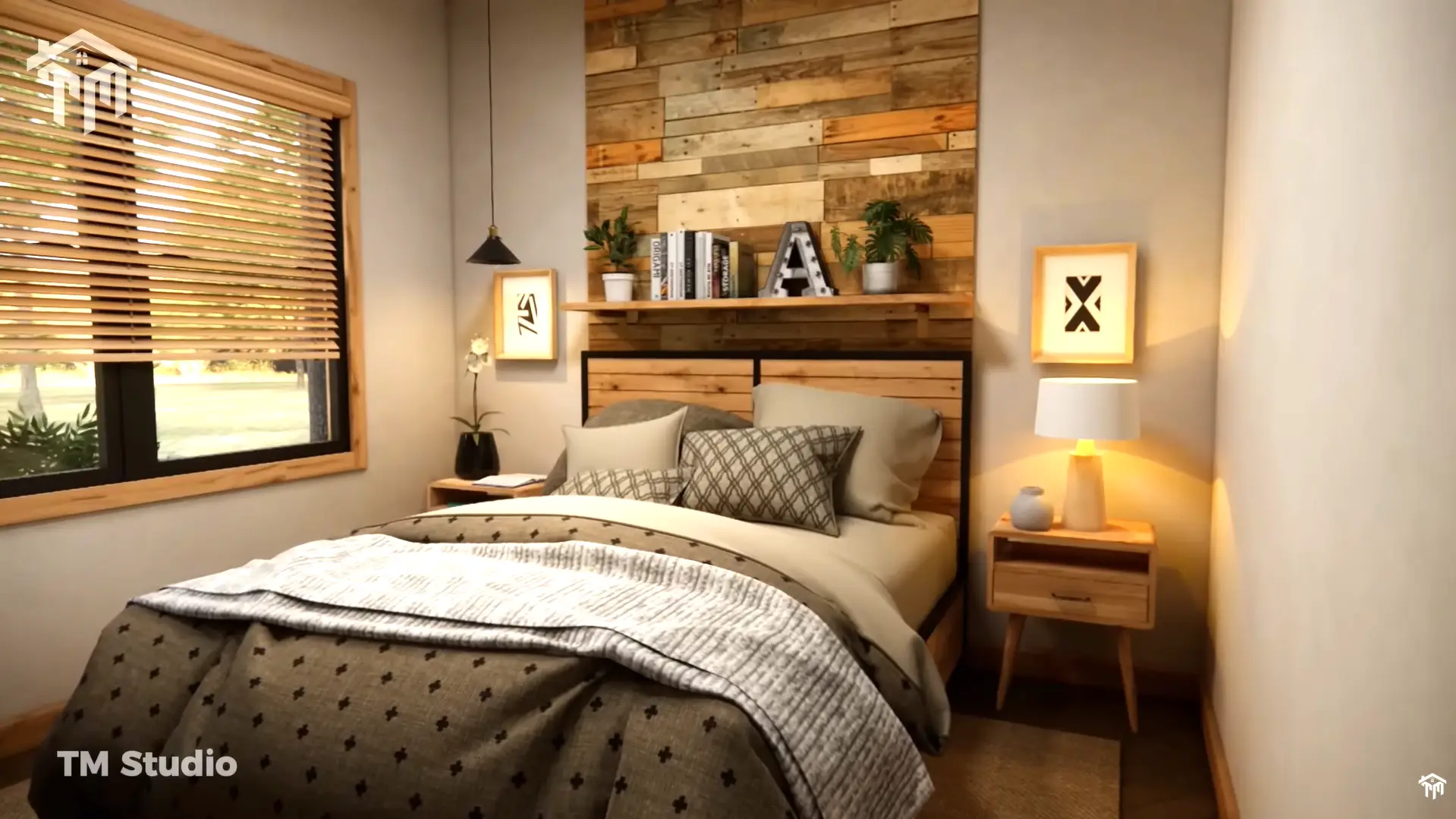 2-Bedroom Cabin Perfection: Designed for Comfort (38'x29') tm studio 2 bedroom house plan