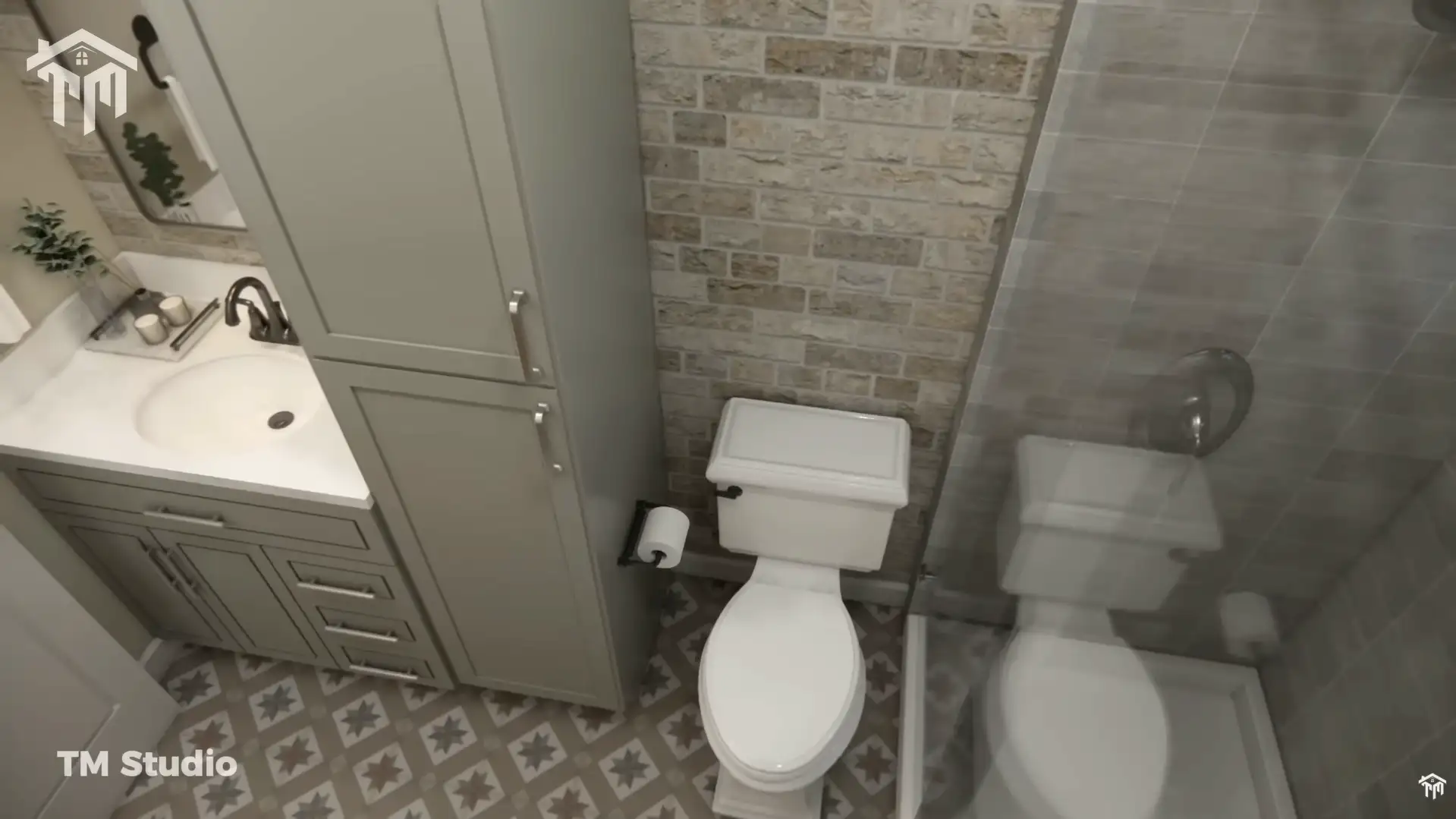 tm studio 2 bedroom house plan | TM Studio Small House Design