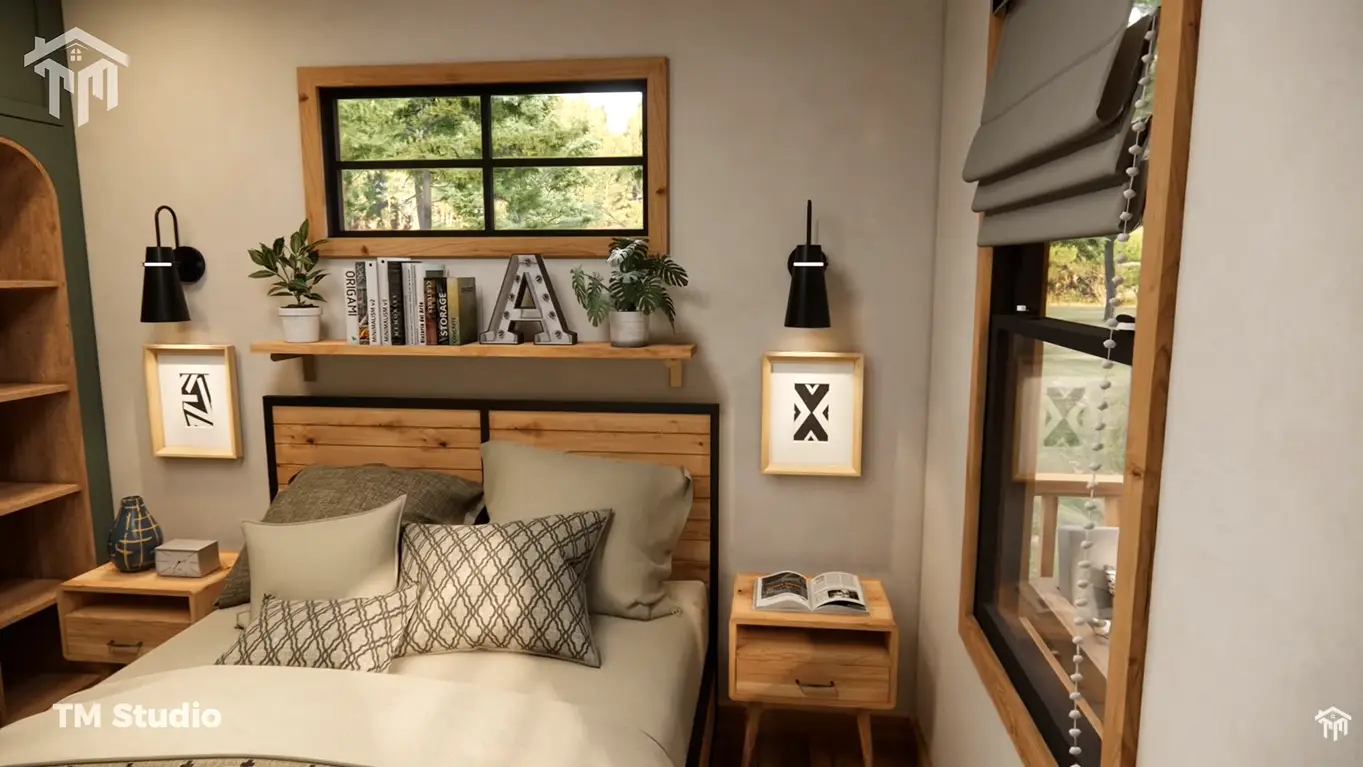 tm studio 2 bedroom house plan with loft bedroom