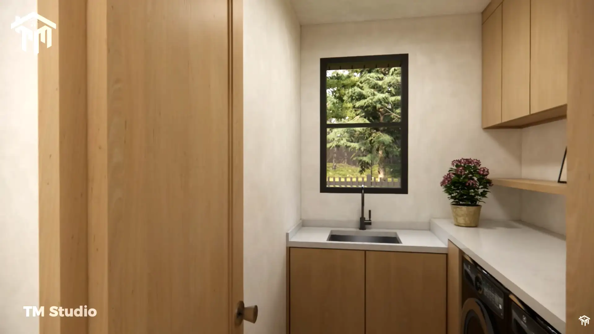 tm studio 39'x29' 2 bedroom house plan