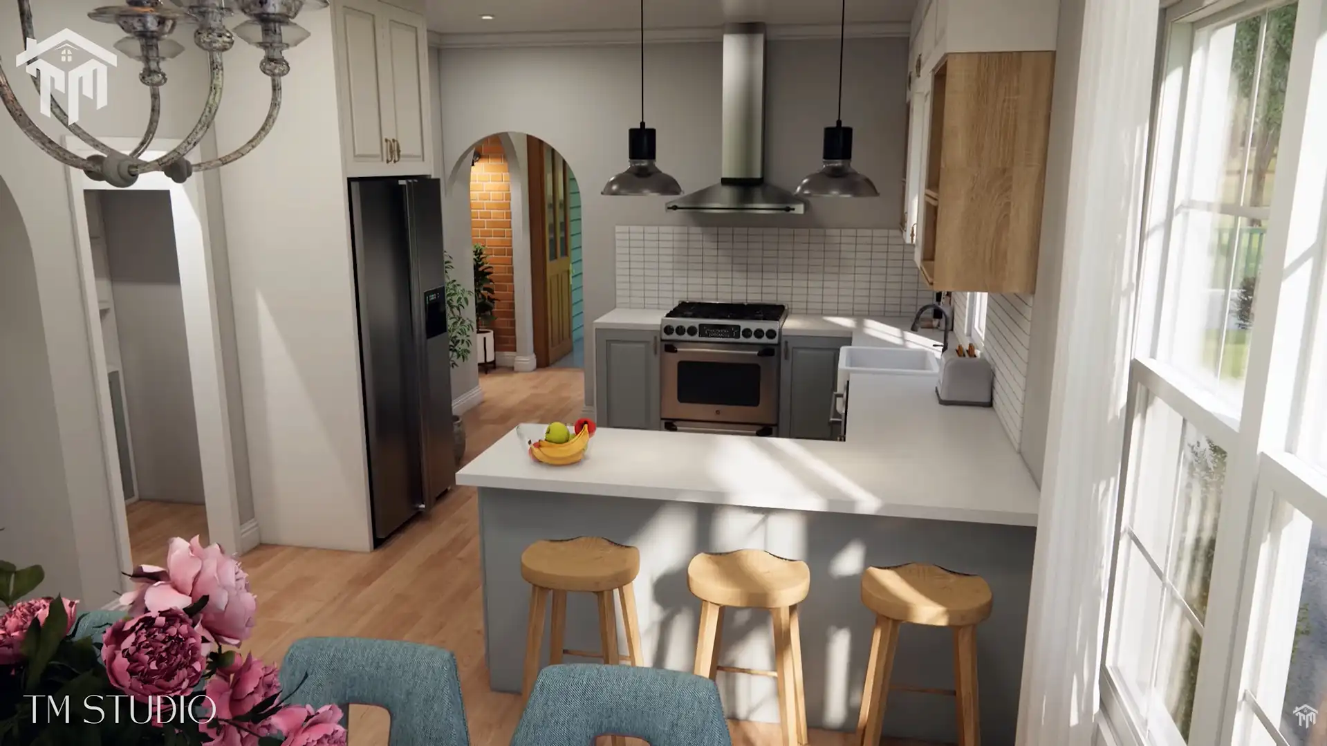 tm studio small house design 3 bedroom house Floor plan sale