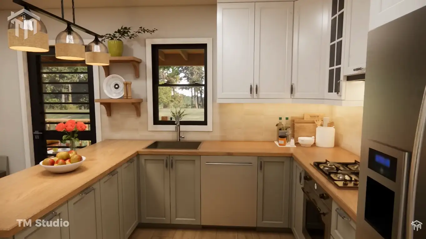 This Small Home Wraps You in Warmth and Peace (860 sq.ft)