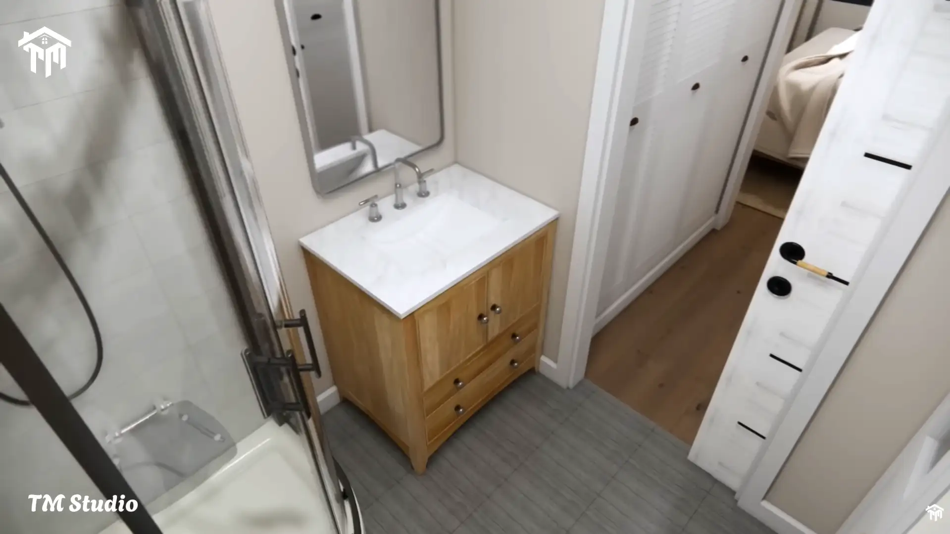 TM Studio small house design This Cozy 3-Bedroom Small Home Will Make You Say "WOW!" 39'x32' (12x10m)