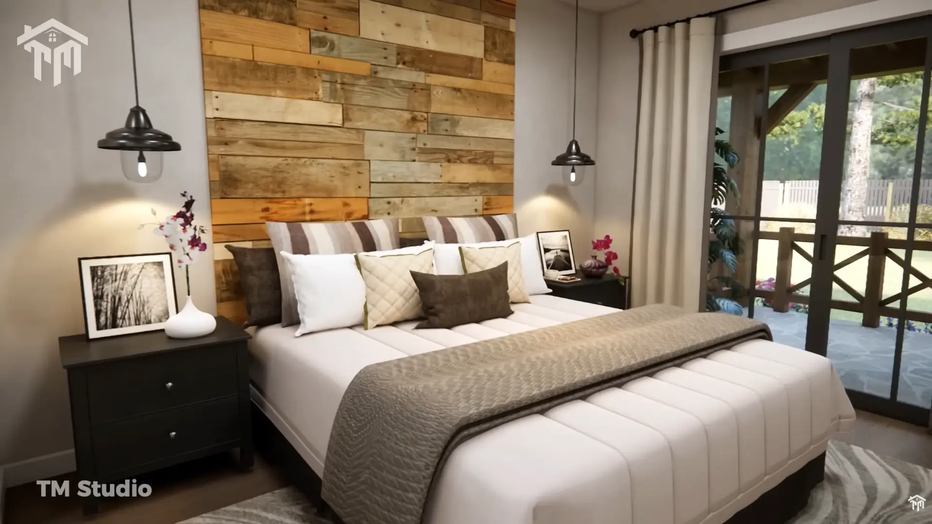 TM studio 33'x30' (10x9m) A Peaceful Cottage Retreat - Where Rustic Charm and Warmth Abound.