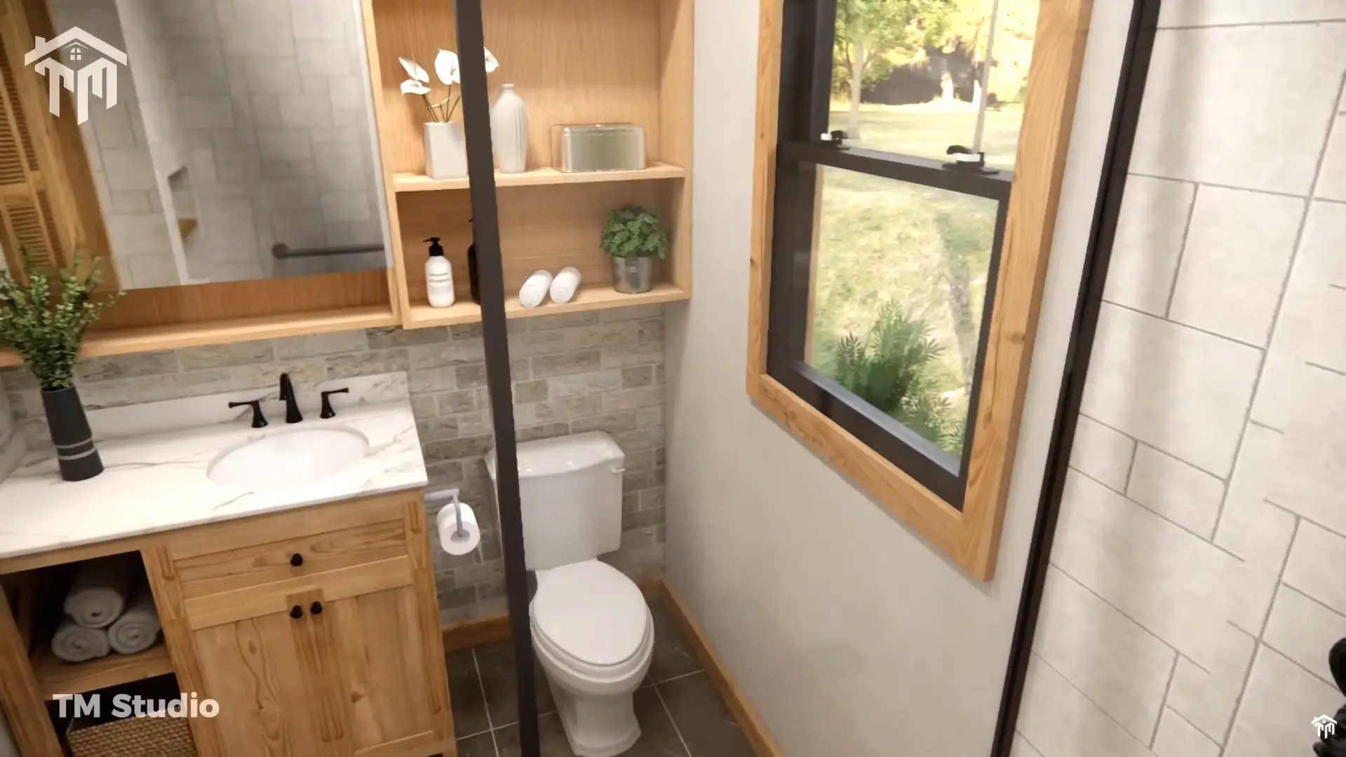 2-Bedroom Cabin Perfection: Designed for Comfort (38'x29') tm studio 2 bedroom house plan