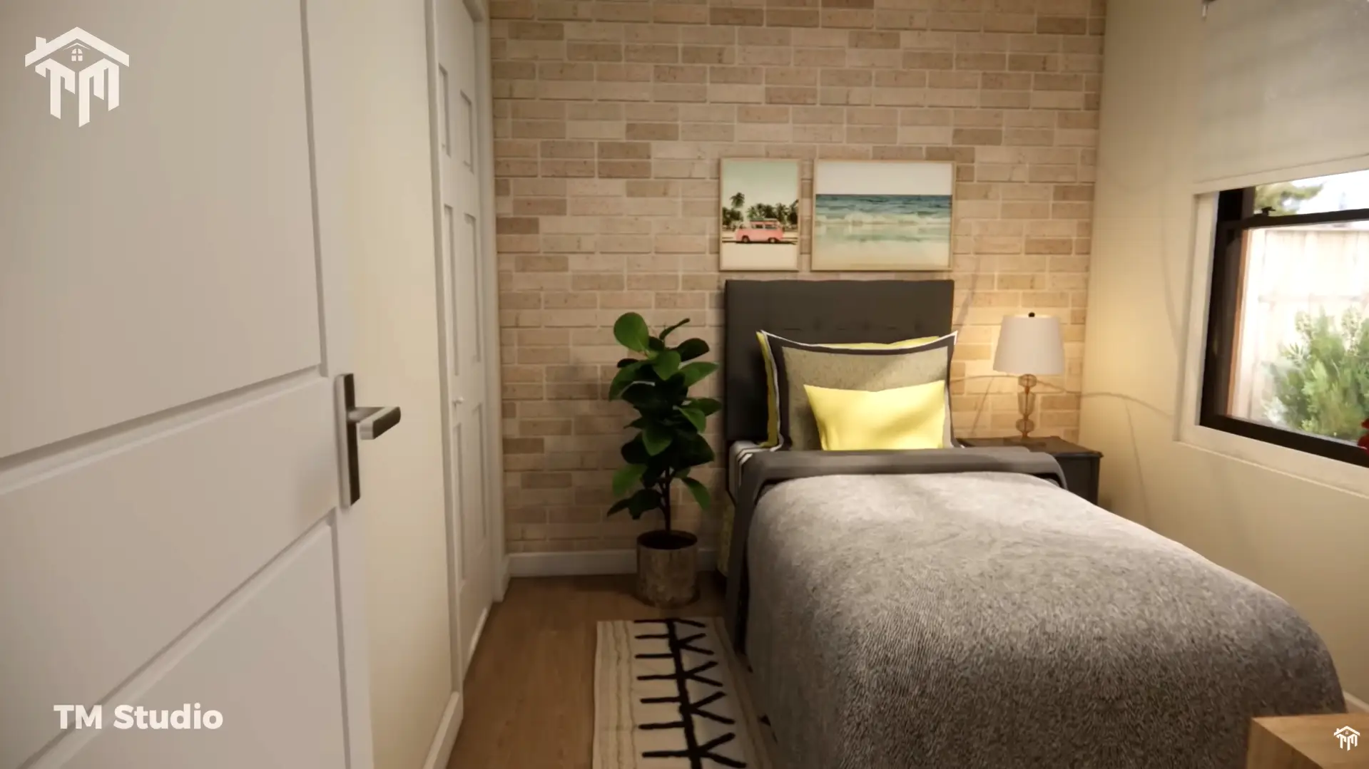 tm studio 2 bedroom 1 bathroom house plan Embracing Nature's Warmth and Radiance! Small House Design Ideas