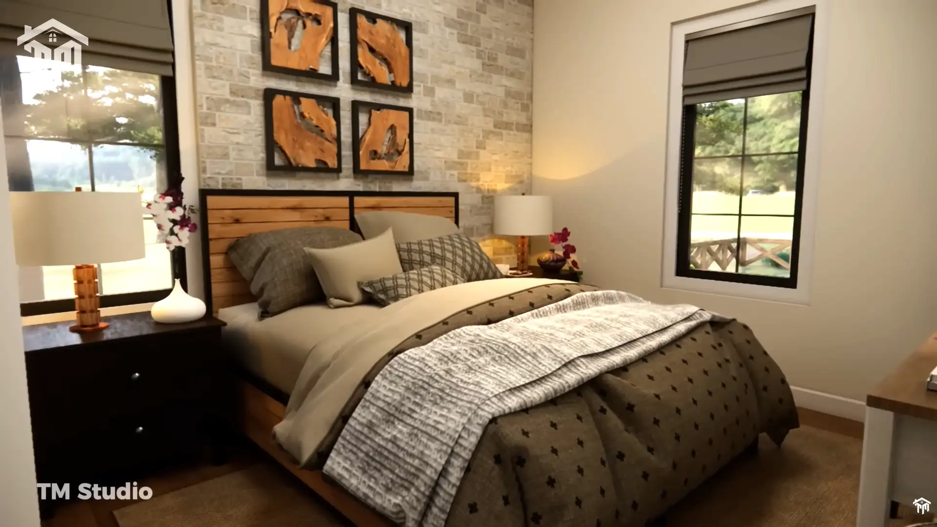 tm studio 2 bedroom house plan | TM Studio Small House Design