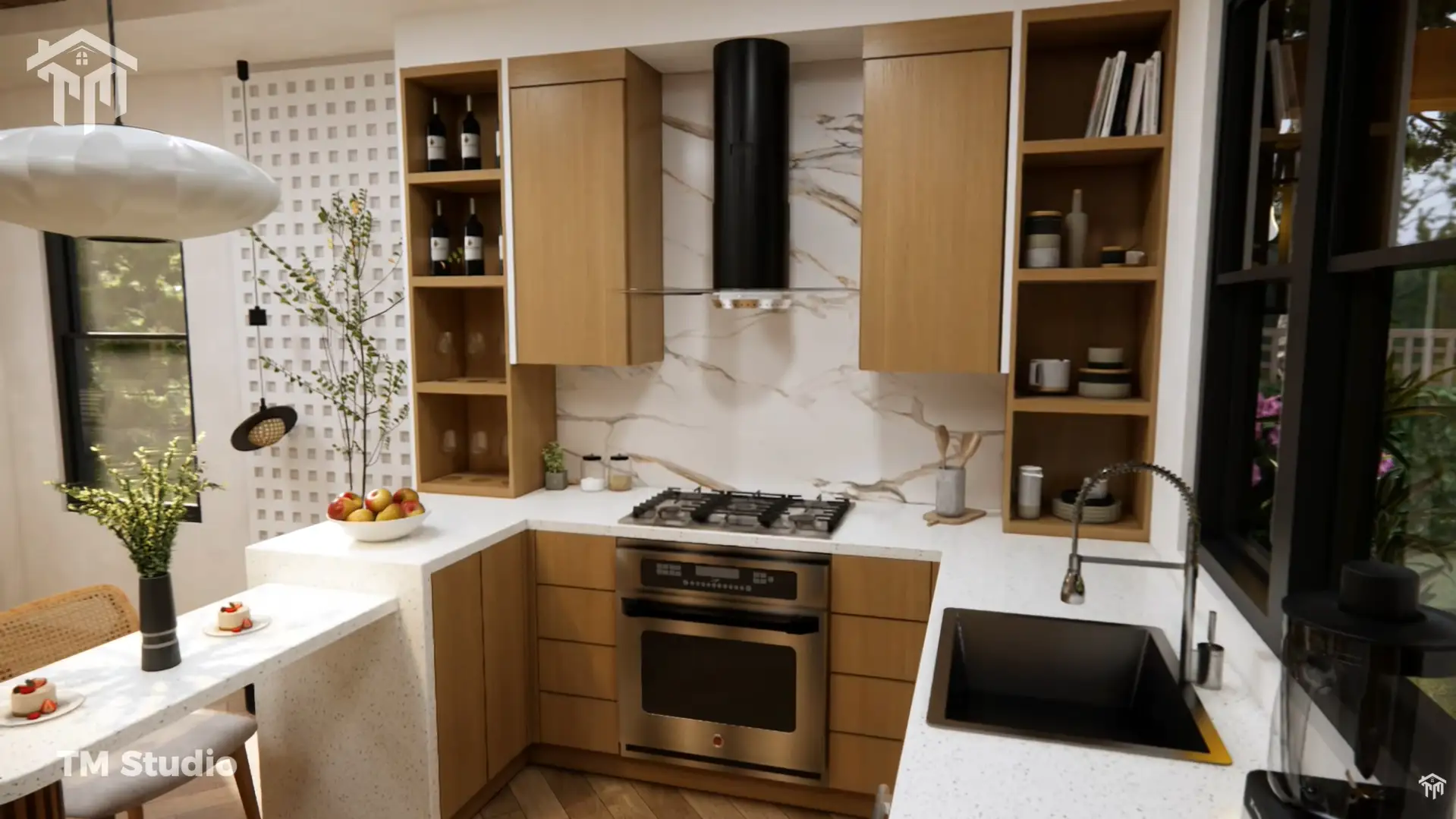 tm studio 2 bedroom house plan TM studio small HOuse Design