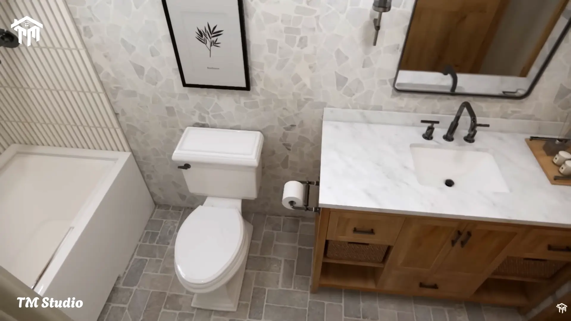 tm studio 2-bedroom house plan