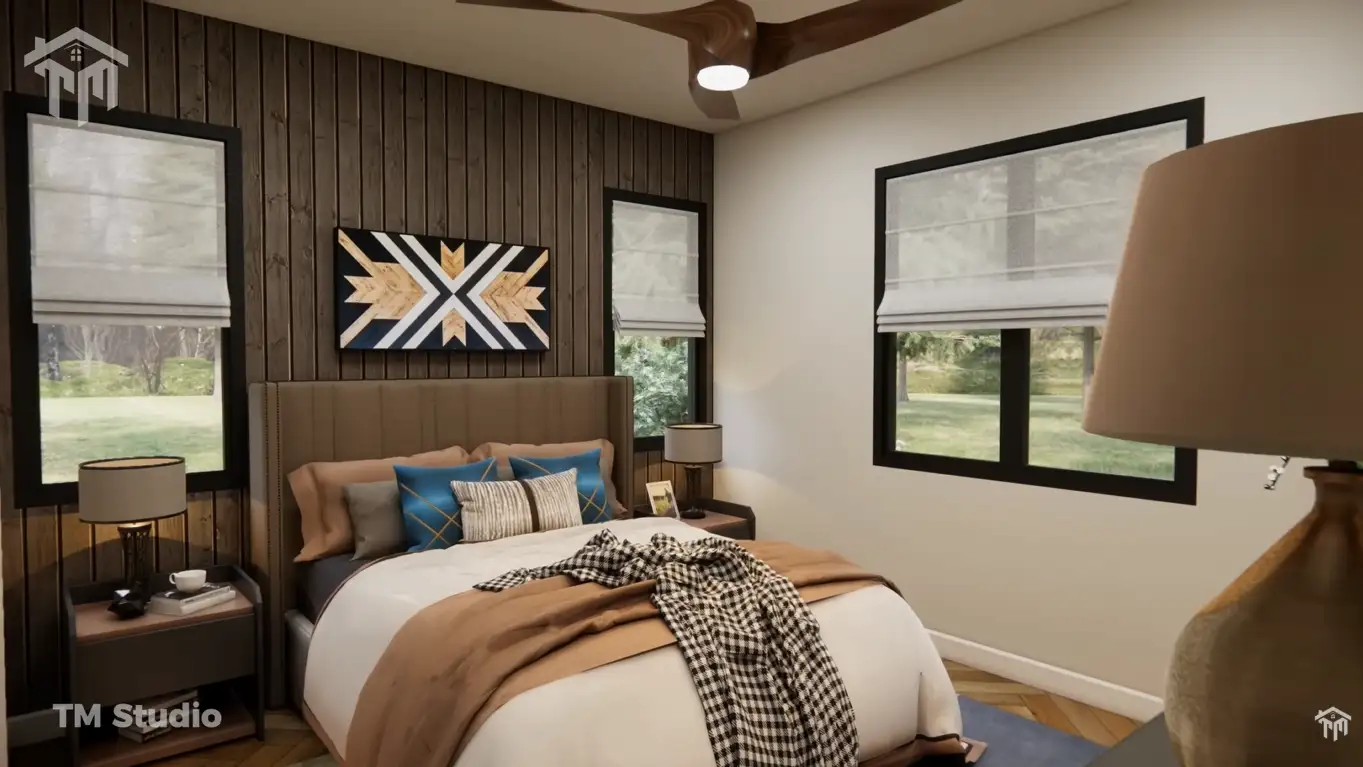 tm studio The PERFECT Cozy Layout for a Small Modern Home