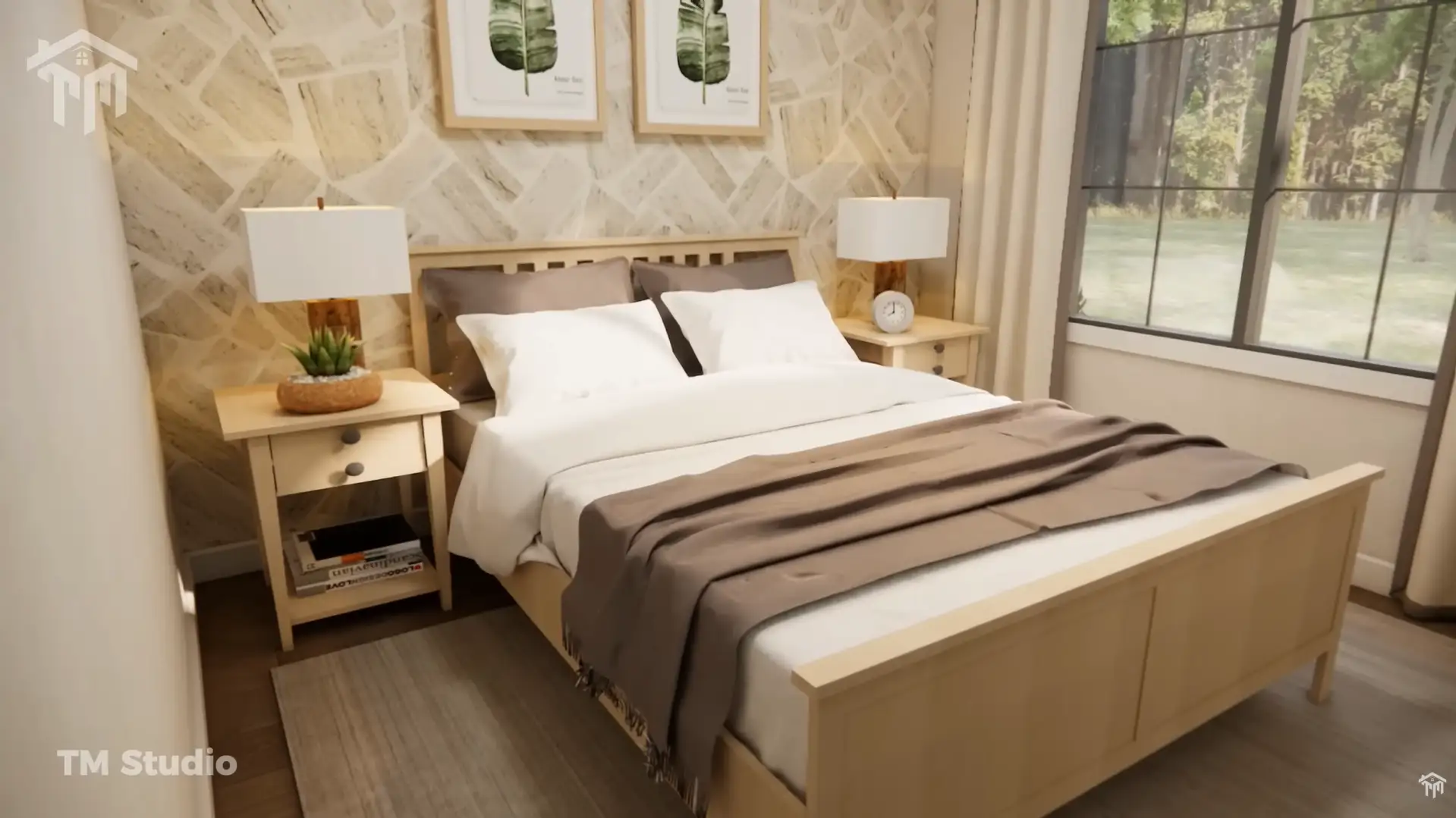 tm studio small house design (39'x 33') Small Farmhouse Design | A Warm and Cozy Retreat