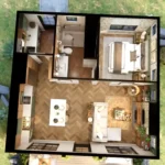 24'x23' A Cozy, Charming, and Sweet Tiny Home That Will Blow Your Mind