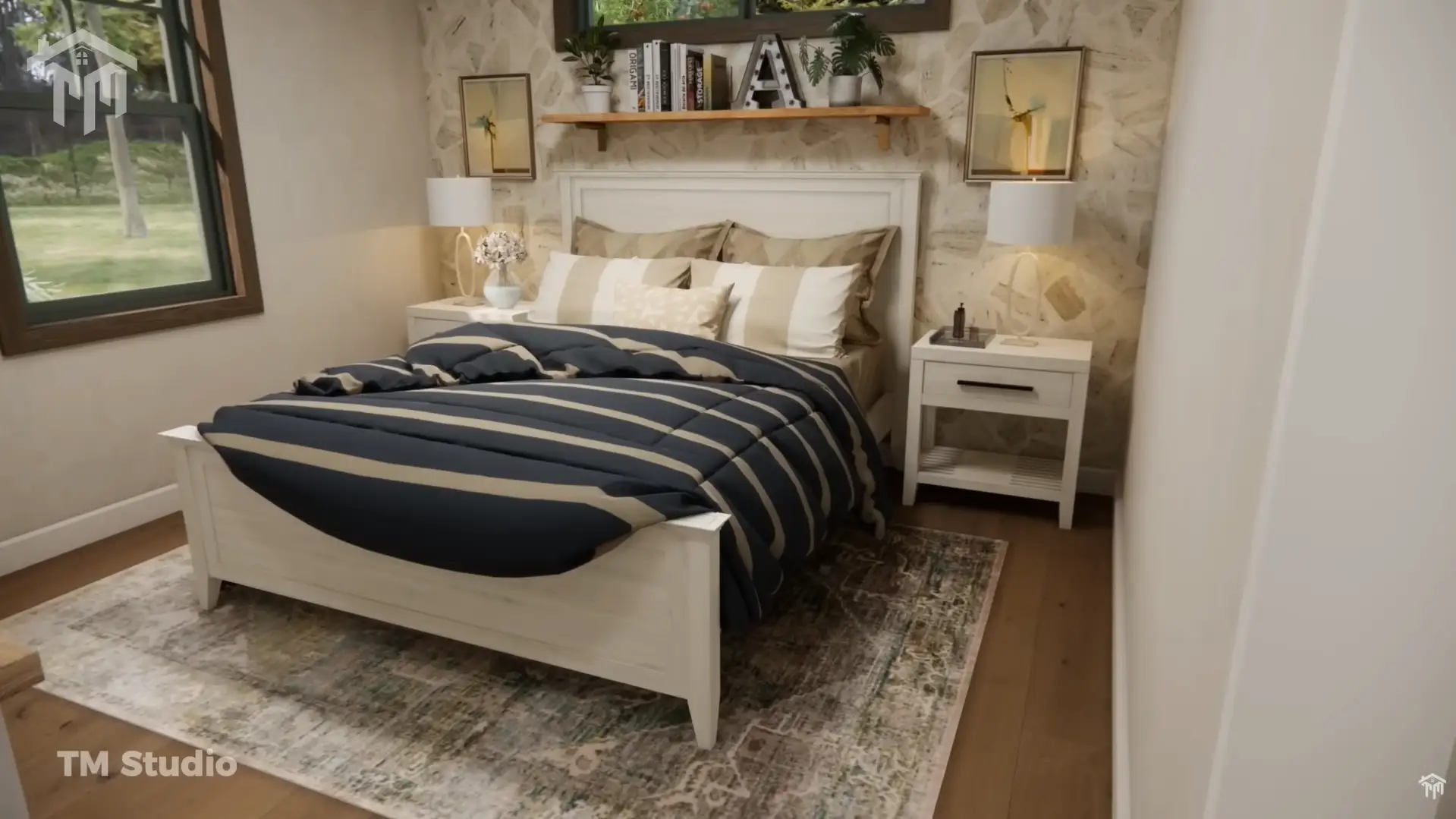 tm studio small house design 2 bedroom house plan